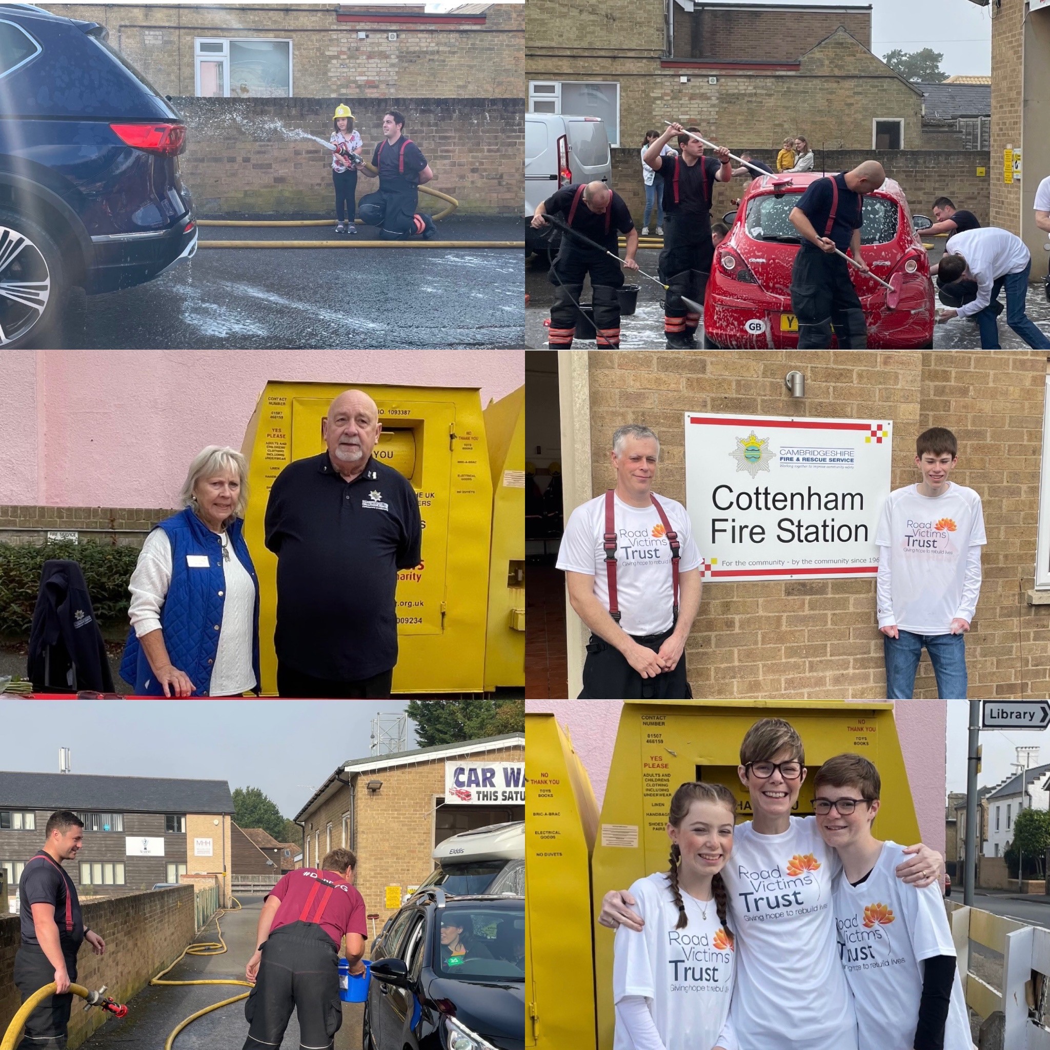 Thank you Cottenham Fire Station! Road Victims Trust